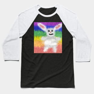 painting colorful grass with rabbit Baseball T-Shirt